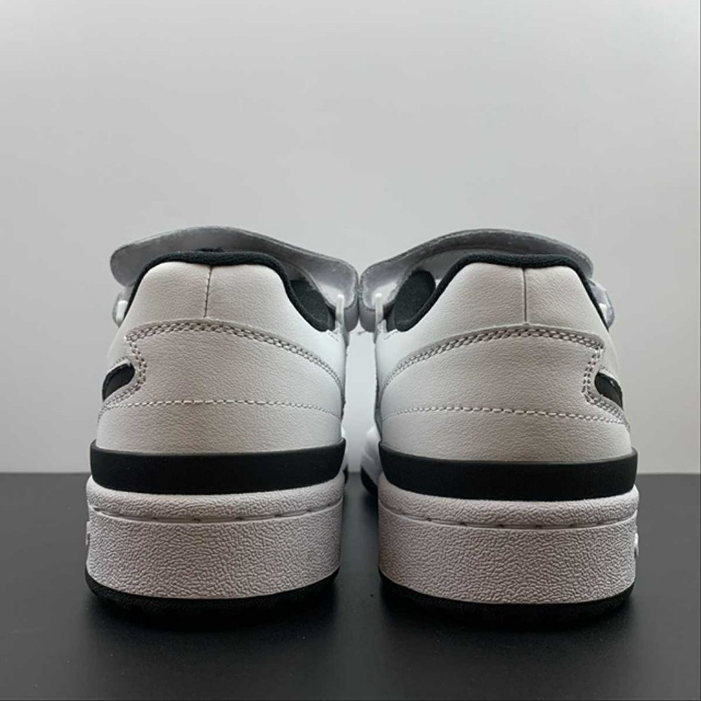 adidas Forum Low White Core Black Mens Sneakers - Picture 8 of 15